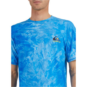 2022 Quiksilver Batik-Surf-T-Shirt Fr Herren Quiksilver - Blaues Licht